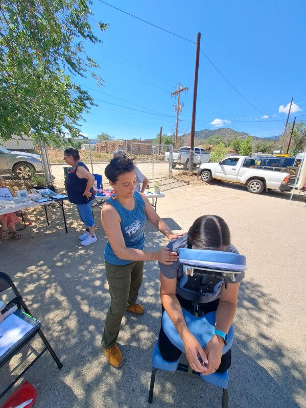 Weekly Massage by Donation Only @ Talpa NM Community Market