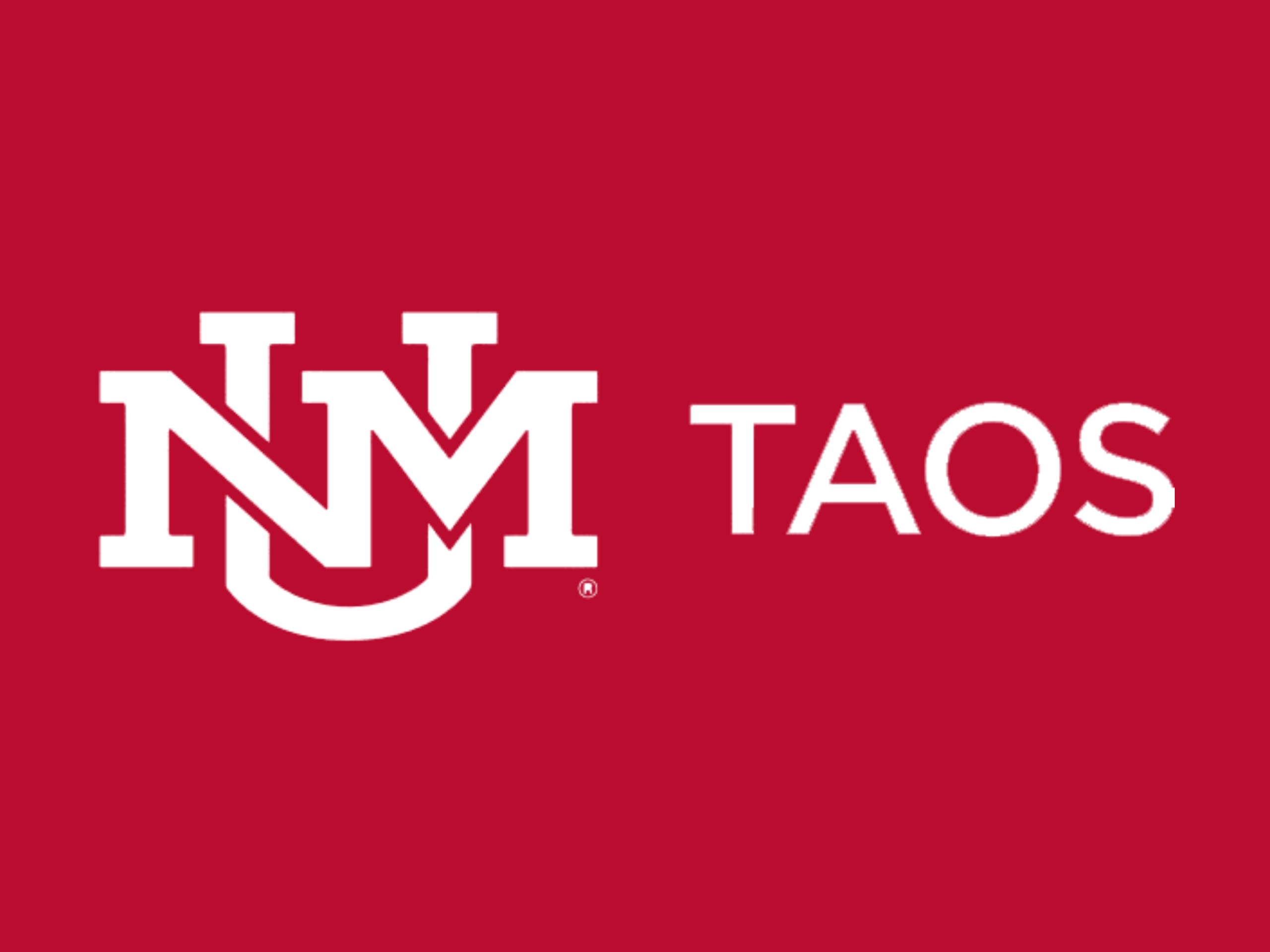 Joining the faculty at UNM-Taos